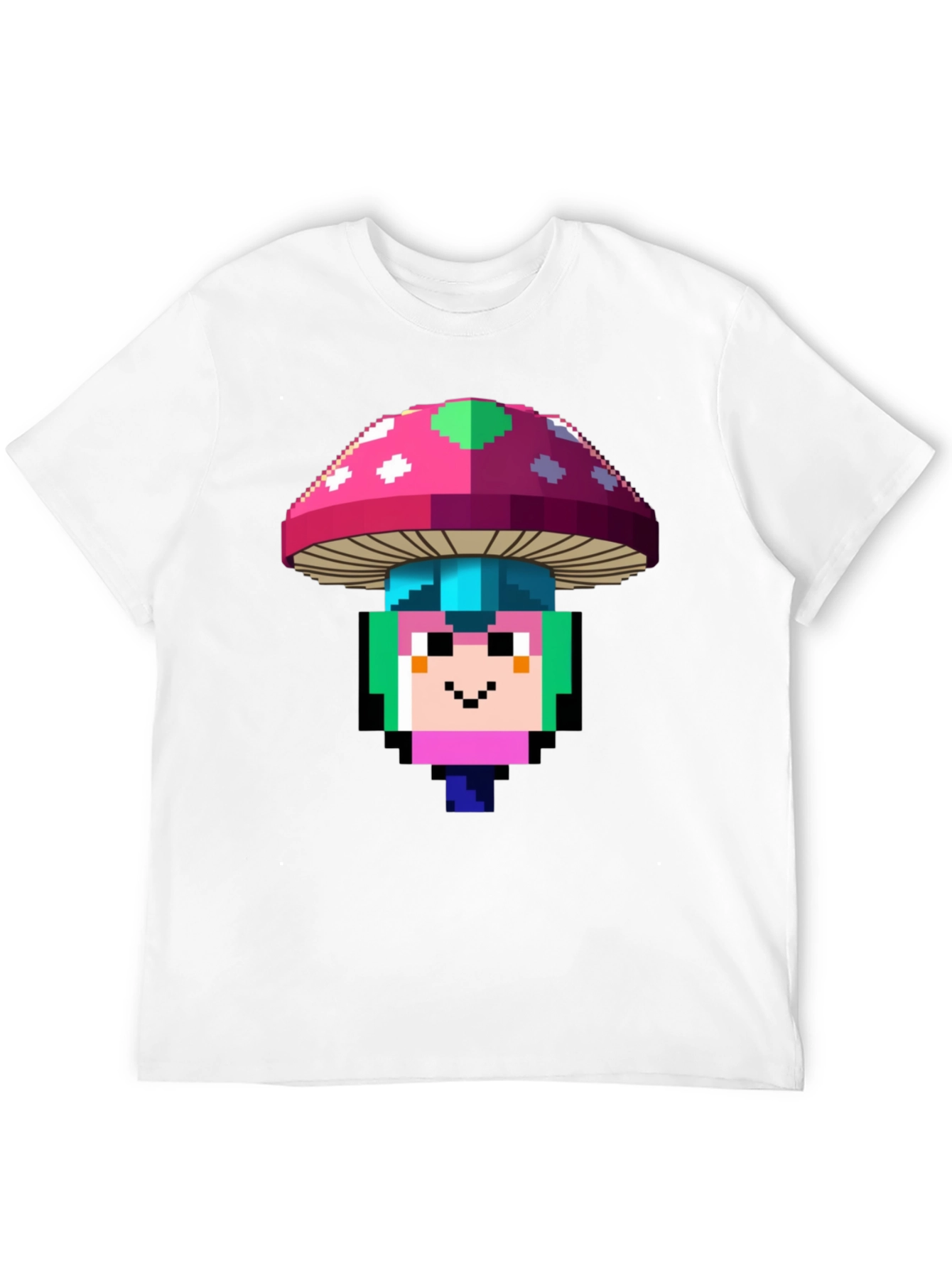 Pixel Mushroom T-Shirt - Gaming Inspired Graphic Tee