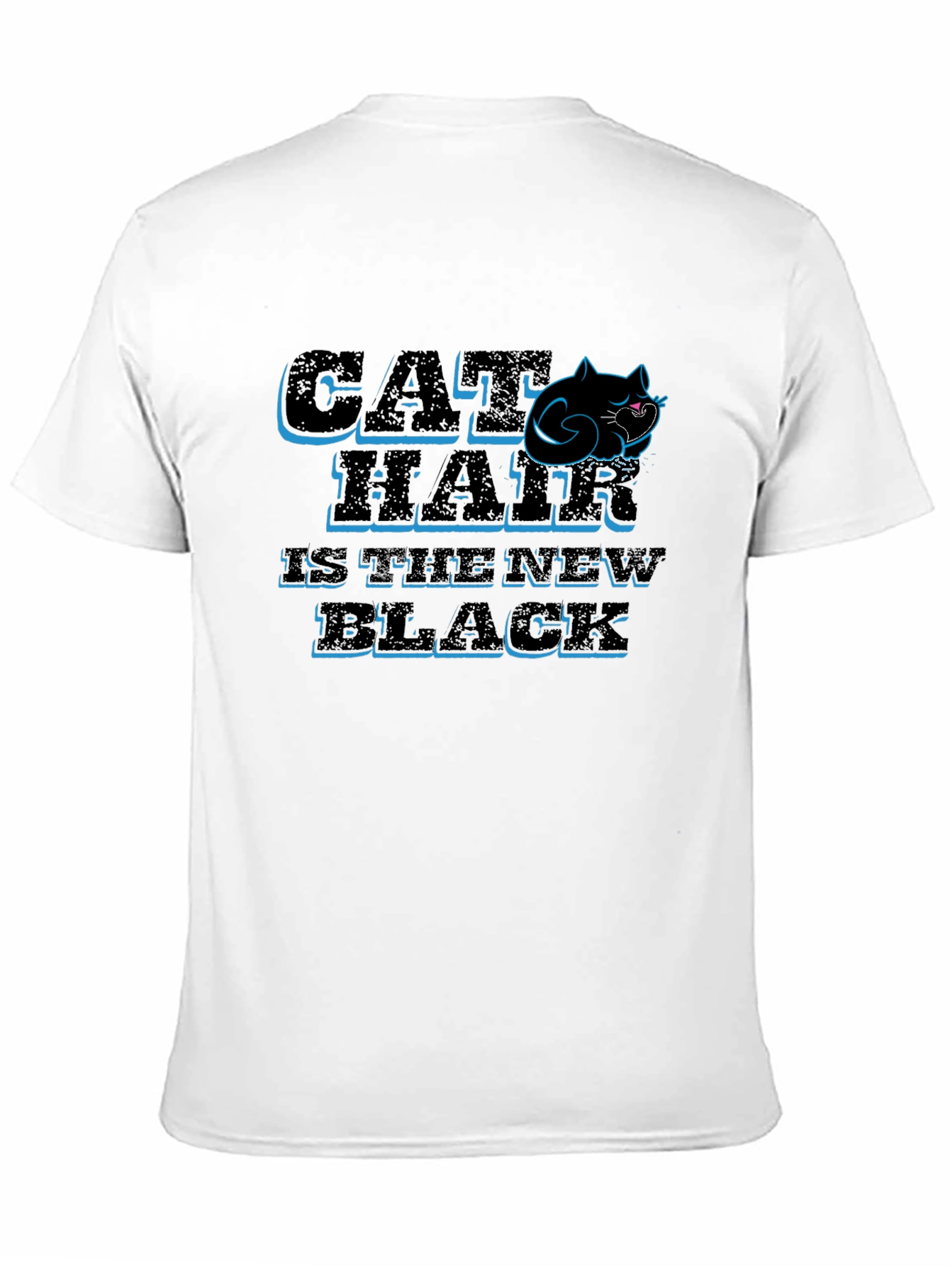 Cat Hair is the New Black Graphic T-Shirt