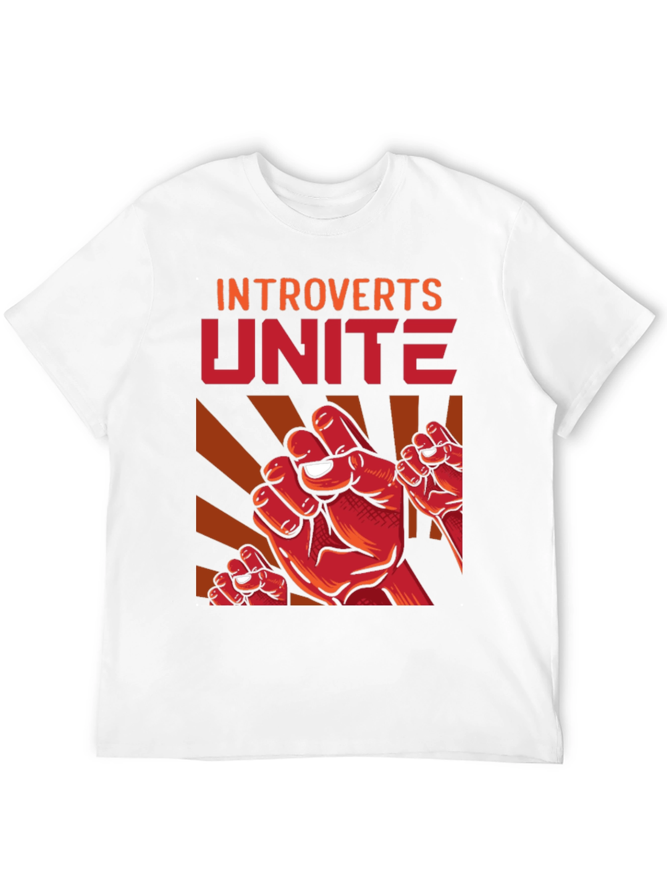 Introverts Unite Black Graphic Tee