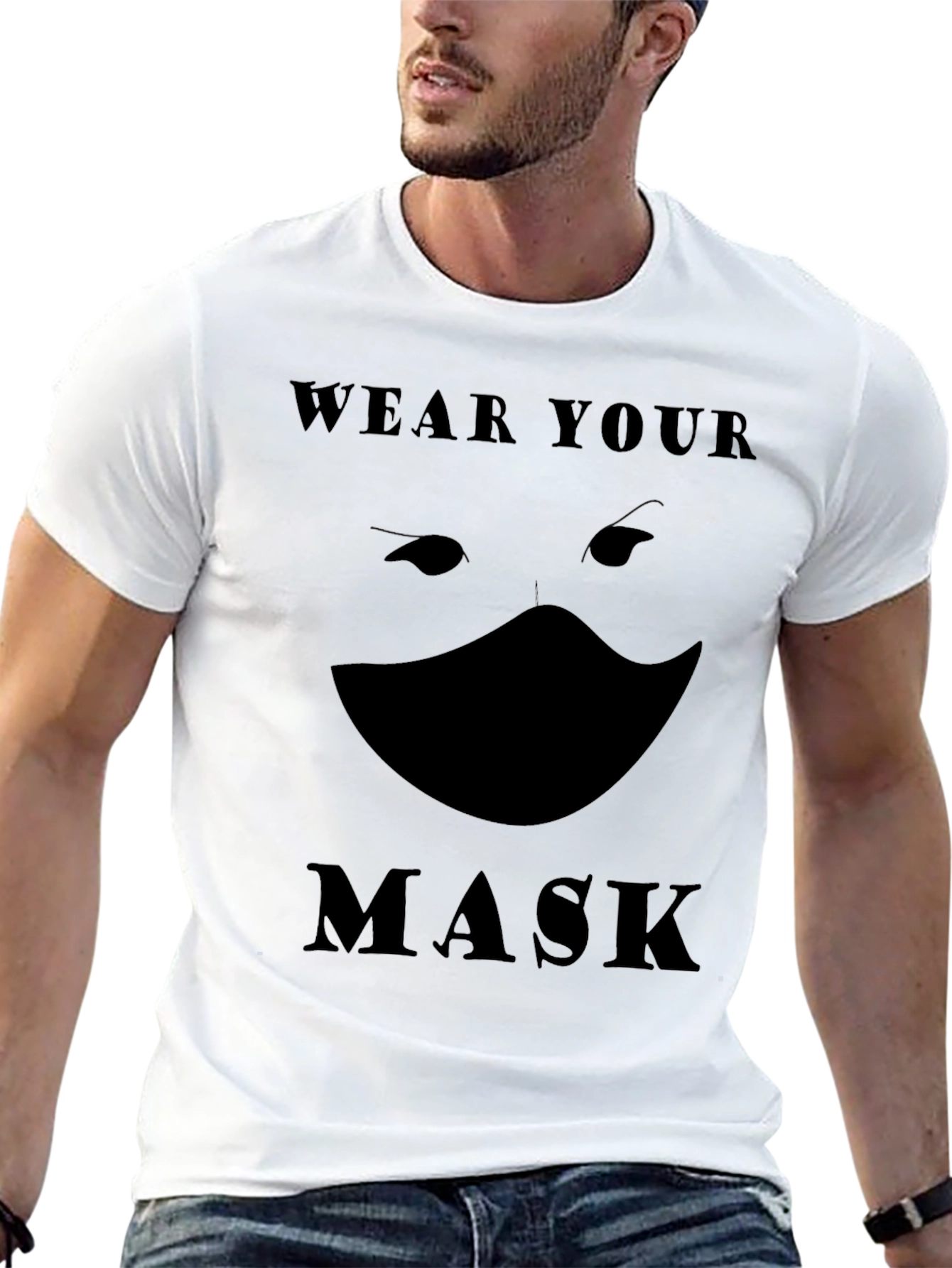 Wear Your Mask T-Shirt - Black Graphic Tee