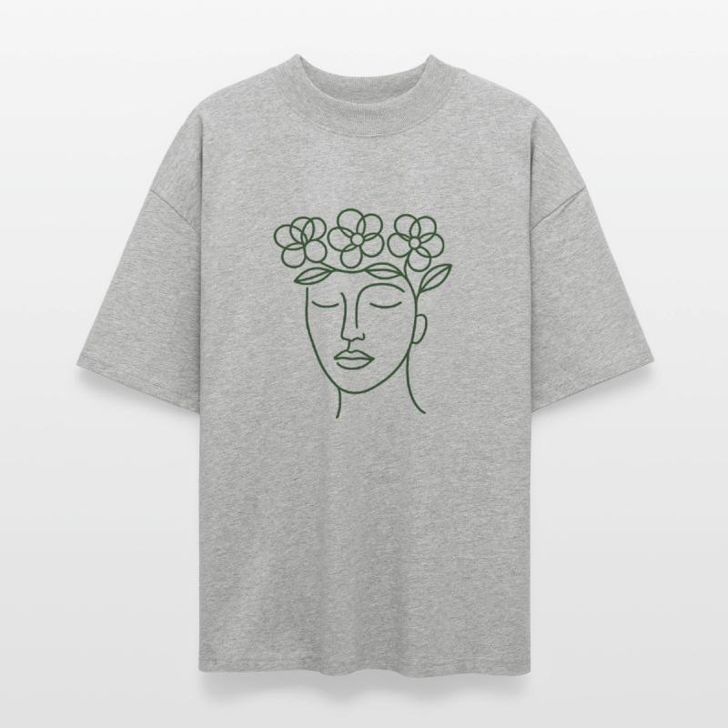 Floral Mindfulness Line Drawing