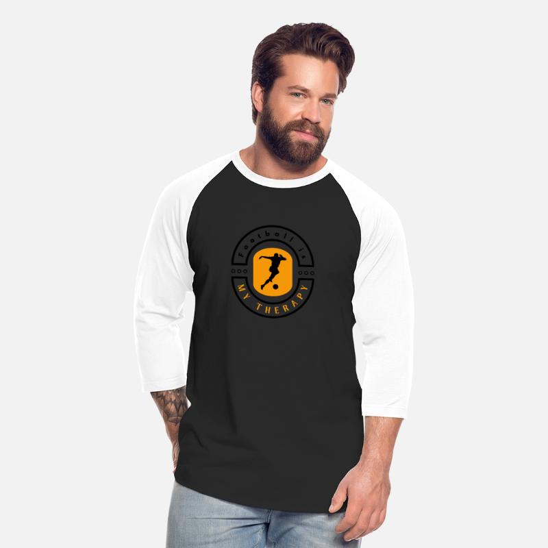 Football is my therapy funny motivational design
