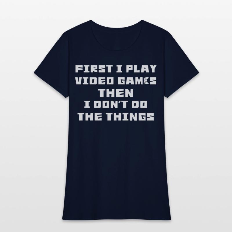 Funny Video Game Quote T-Shirt - Play, Pause, Life