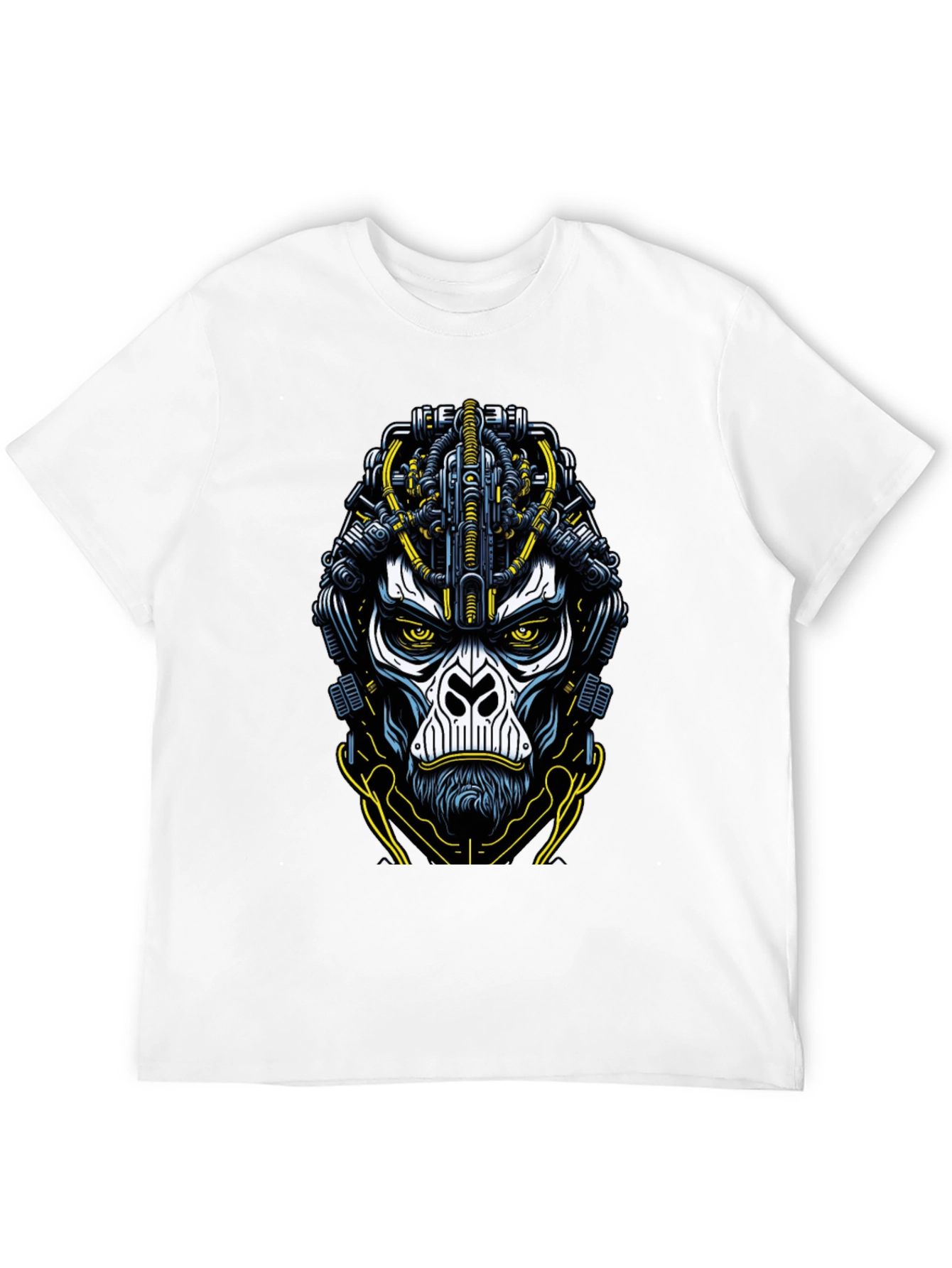 Cyborg Ape Graphic T-Shirt
