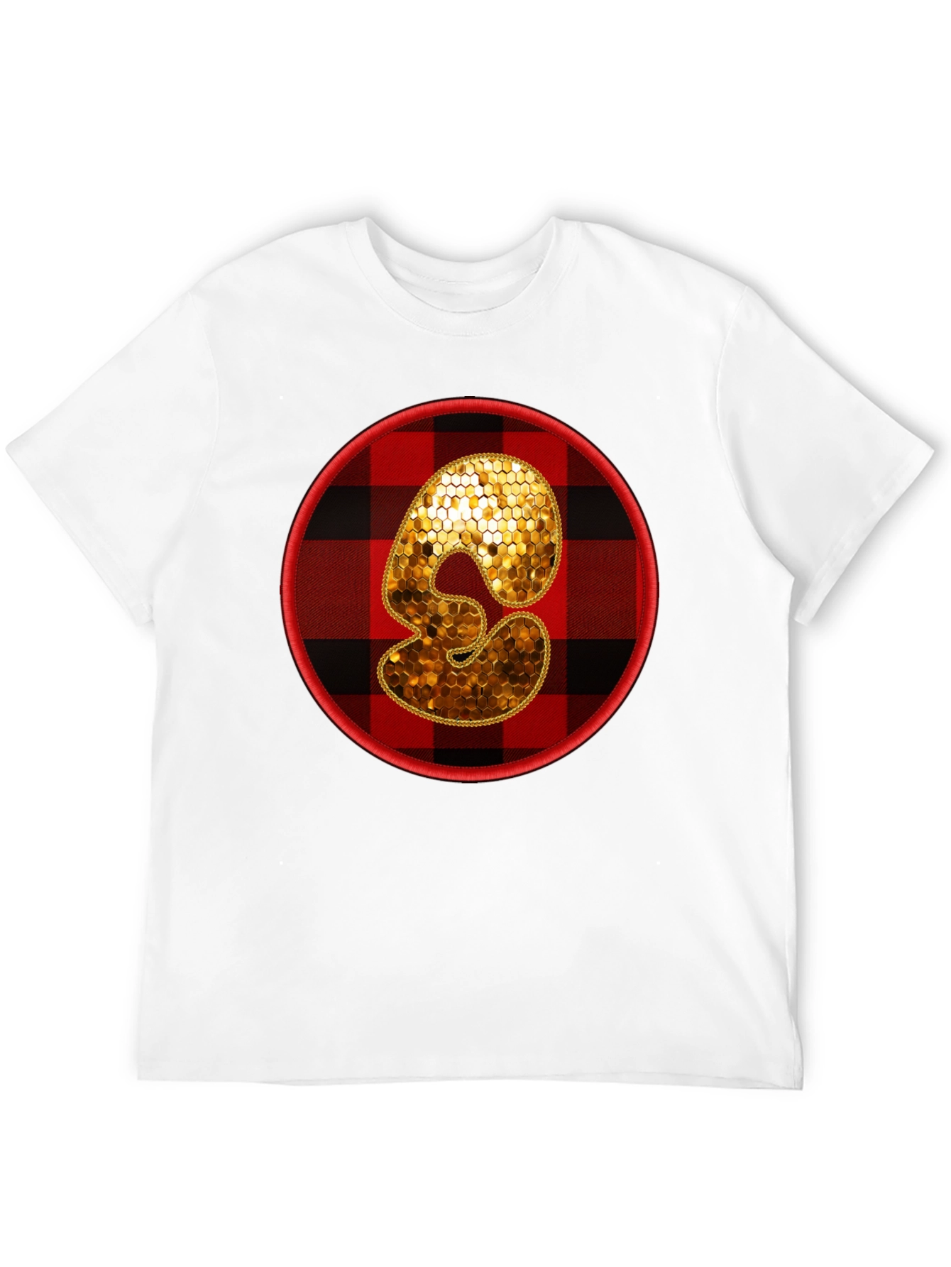 Plaid Number 3 T-Shirt