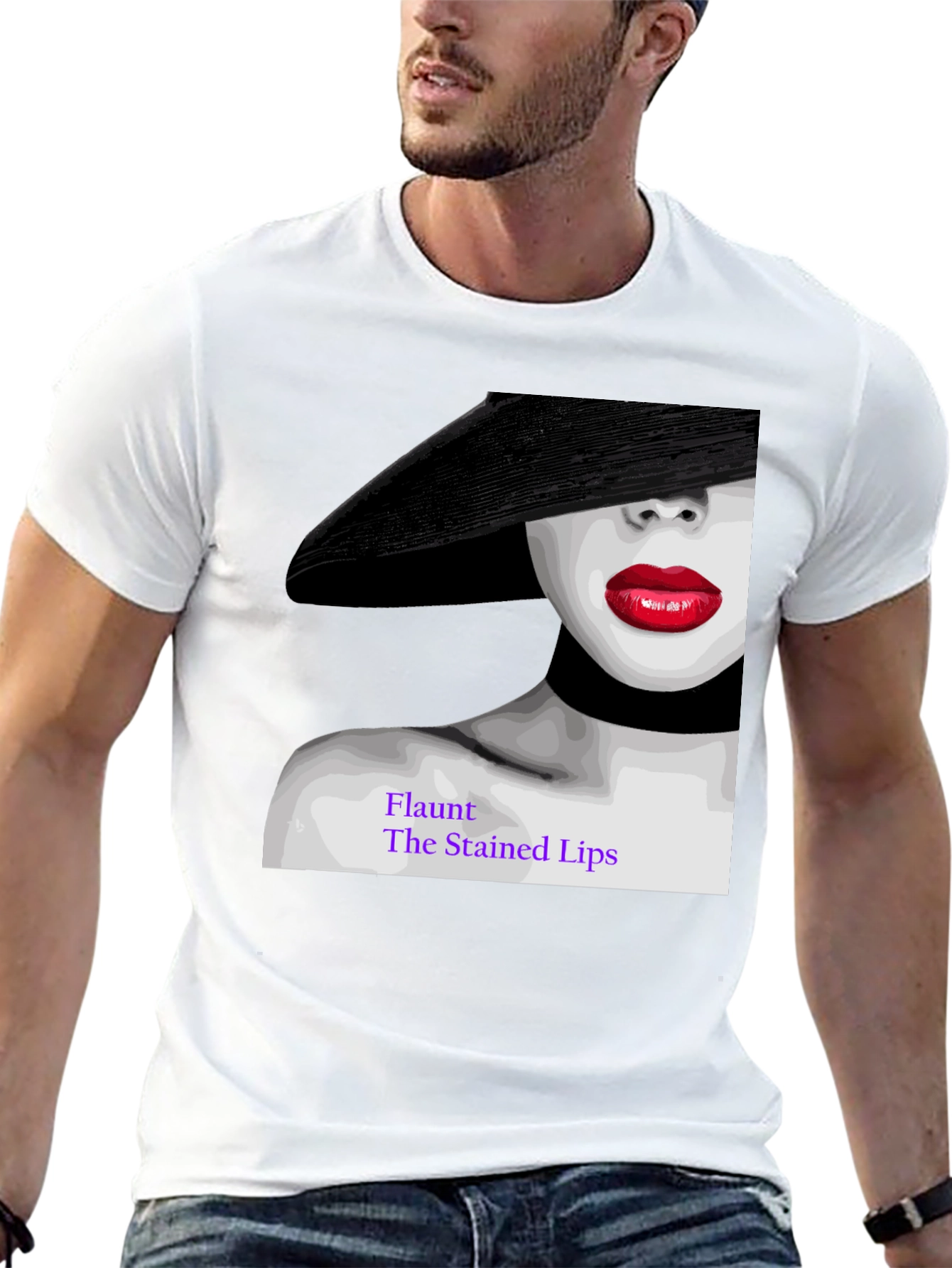 Flaunt The Stained Lips Graphic Tee