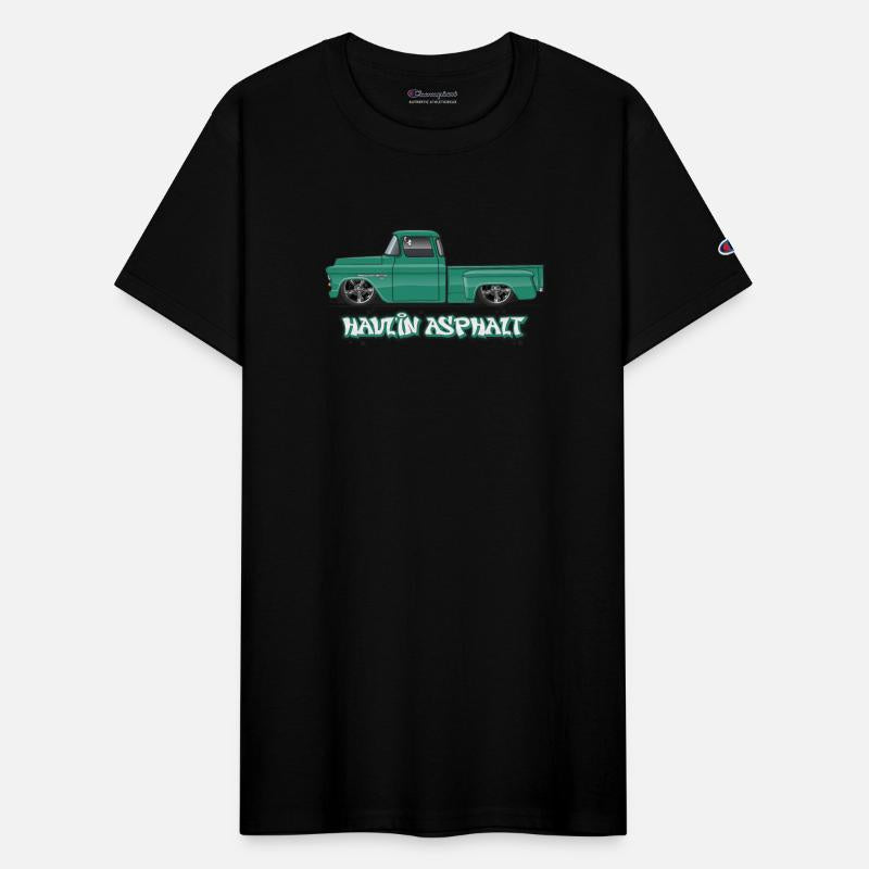 Haul In Asphalt Ocean Green