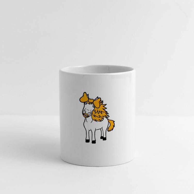 Horse Sweet Girl Female Cute Bow Tie Long Hair Fun