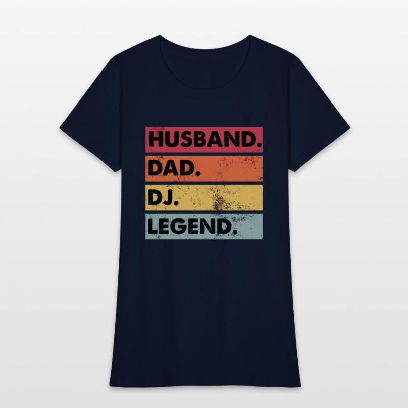 Husband Dad Dj Legend Dj Disc Jockey Music Player