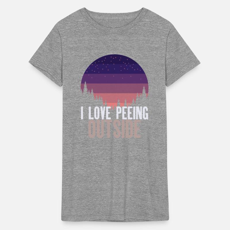 I LOVE PEEING OUTSIDE