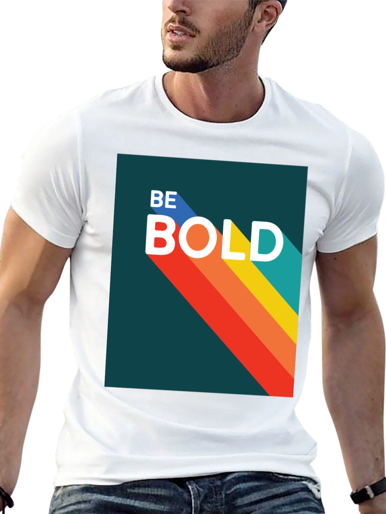 Be Bold Graphic Tee - Retro Style