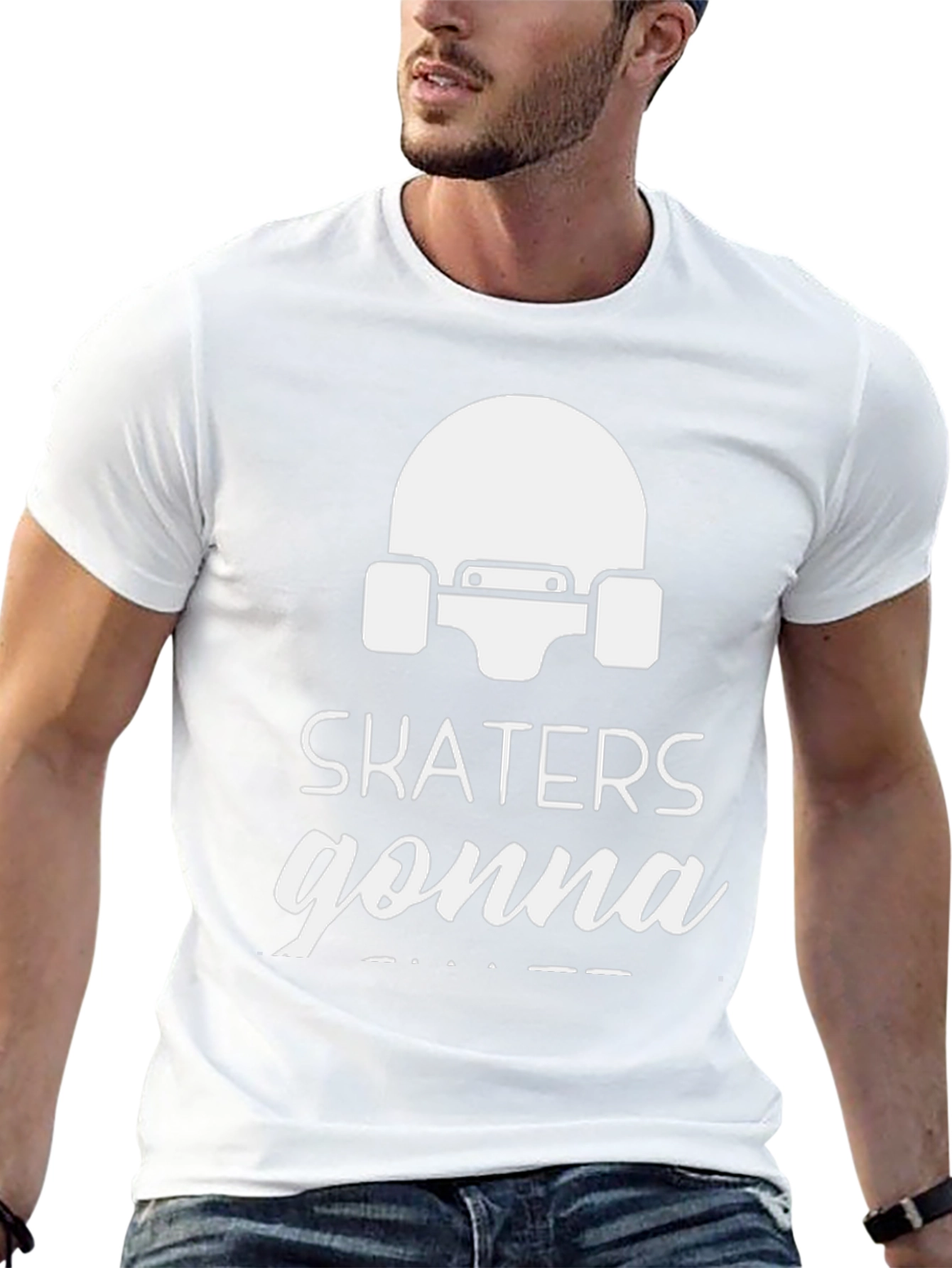 Skaters Gonna Skate T-Shirt - Black Graphic Tee
