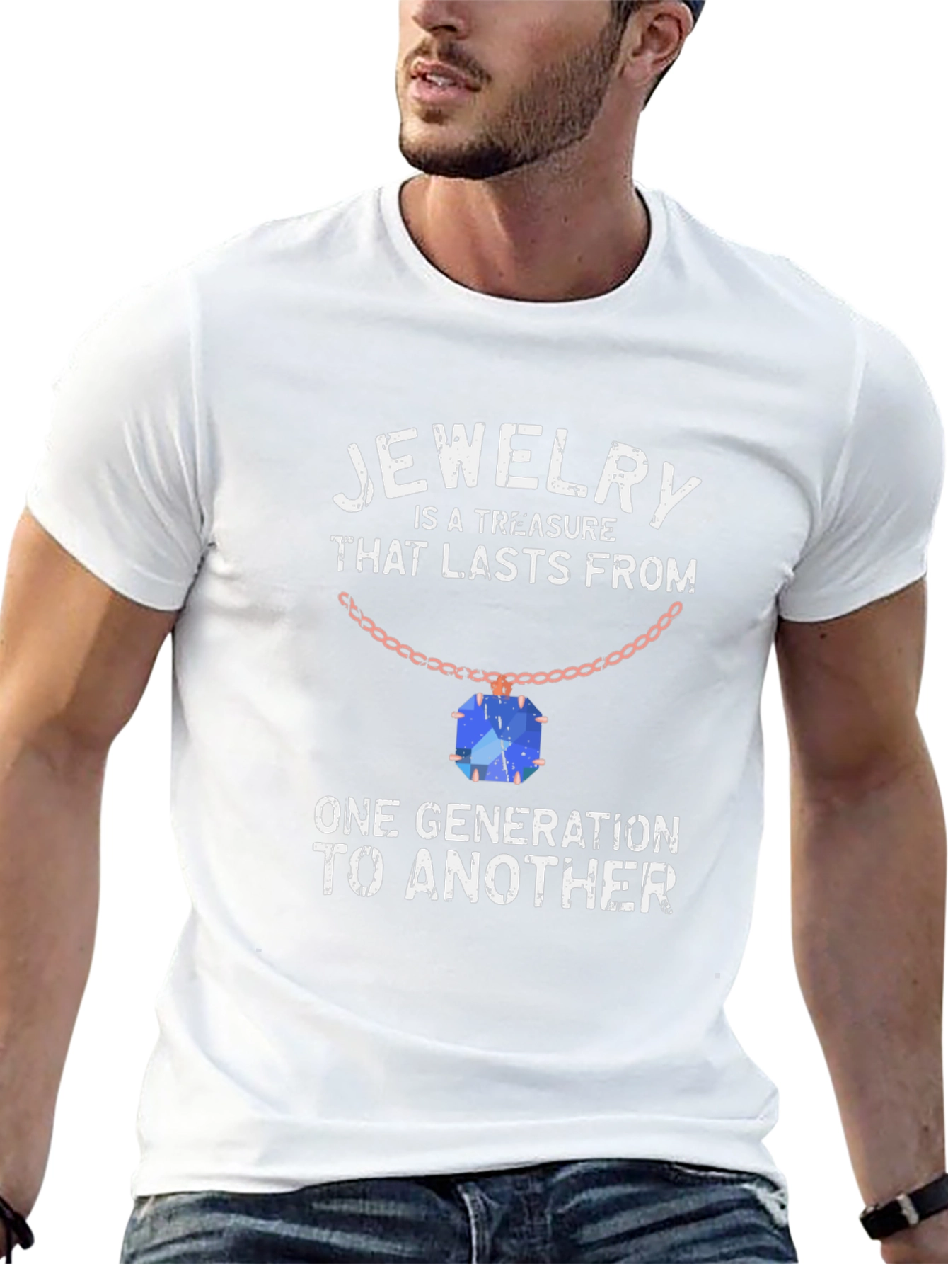 Jewelry is a Treasure Black Graphic Tee