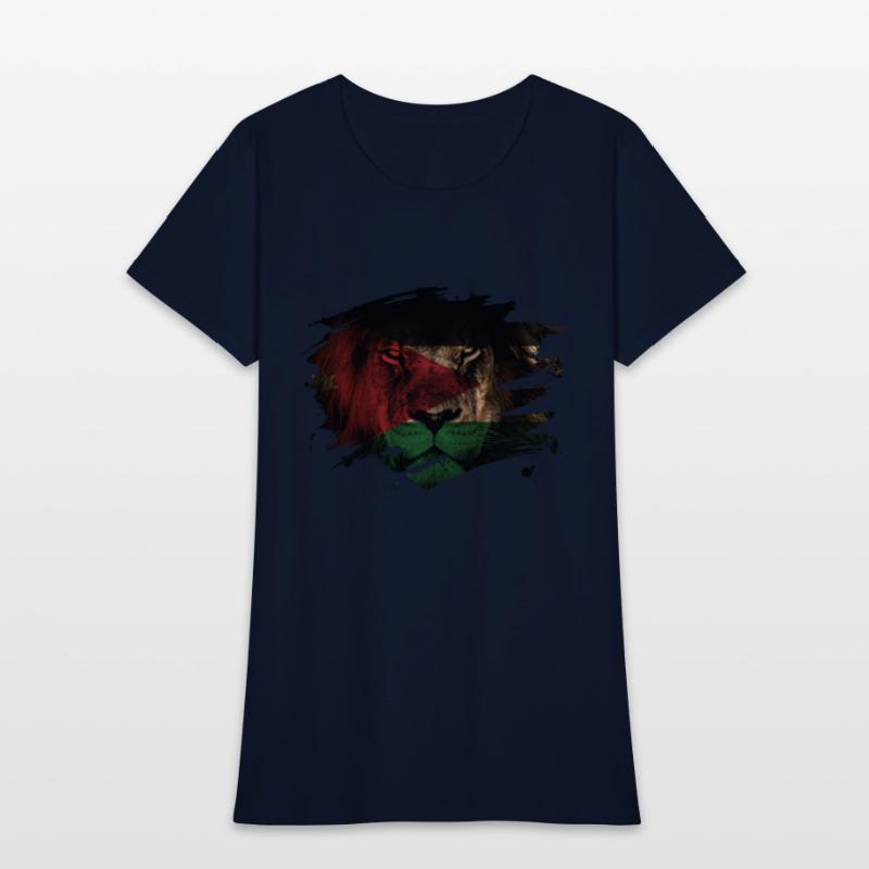 Jordan Lion Flag Paint Splatter