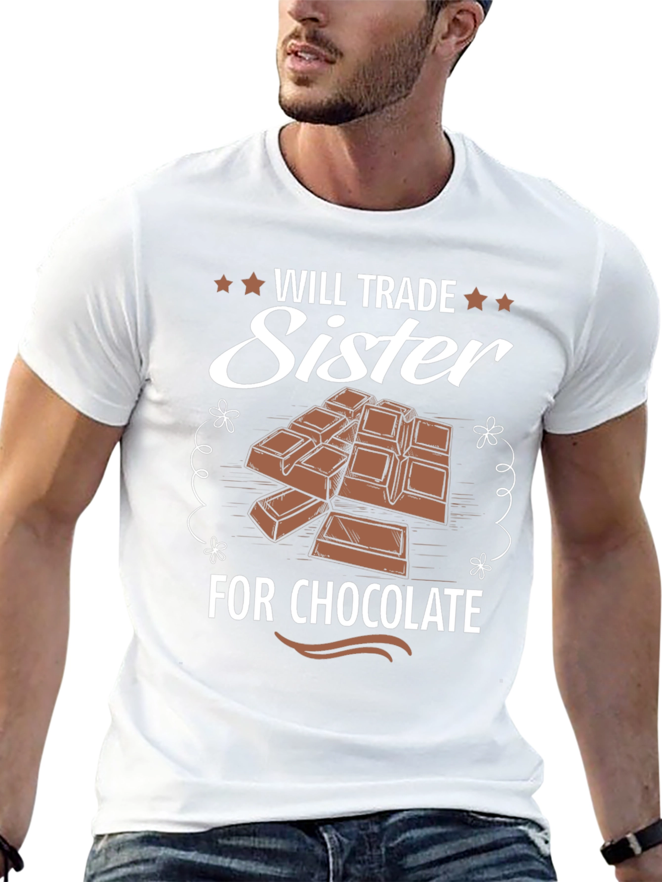 Will Trade Sister For Chocolate Graphic T-Shirt
