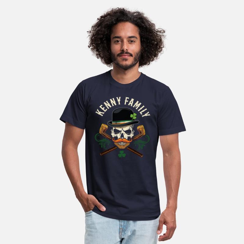 Kenny Family Irish Skull with Shillelagh and