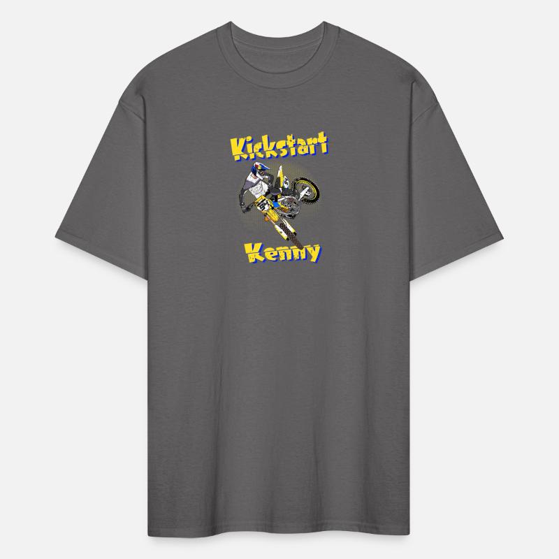 Kickstart Kenny Dirt Bike Racing Design