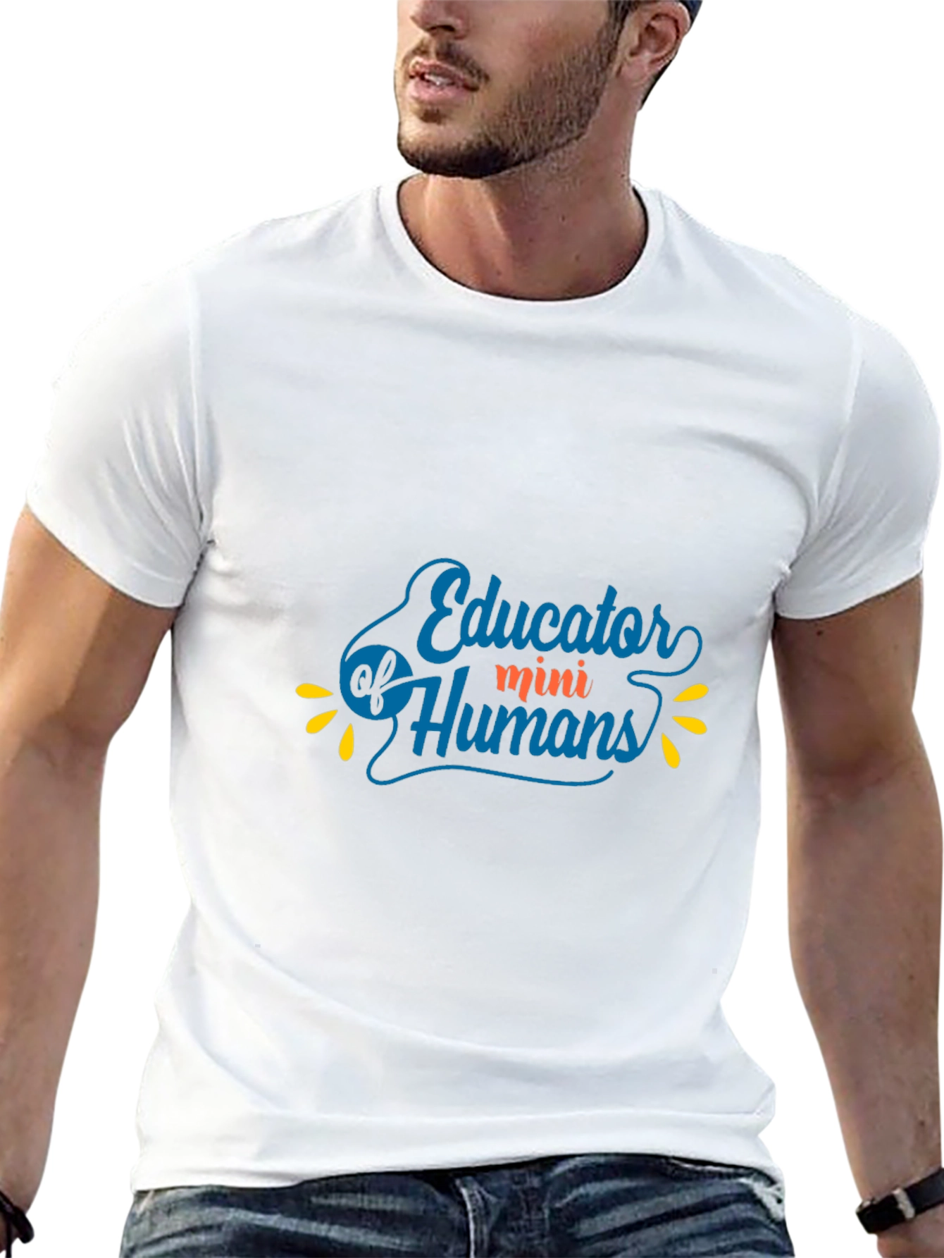 Educator of Mini Humans Black Graphic Tee