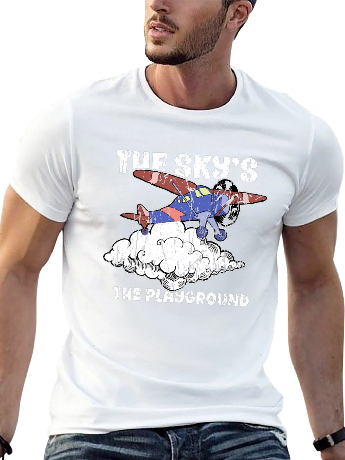 The Skys The Playground Black Graphic T-Shirt