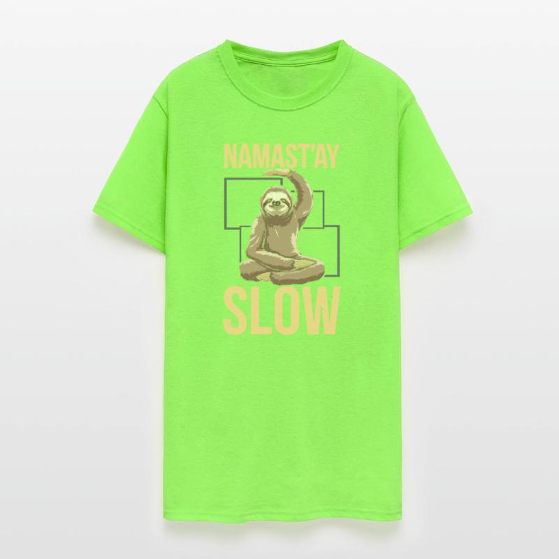 Lazy Sloth Yoga Zen Meditation Yoga Instructor
