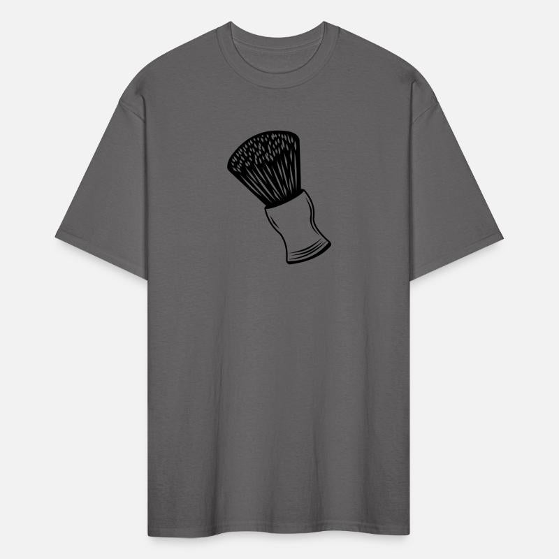 Logo barber shaving brush