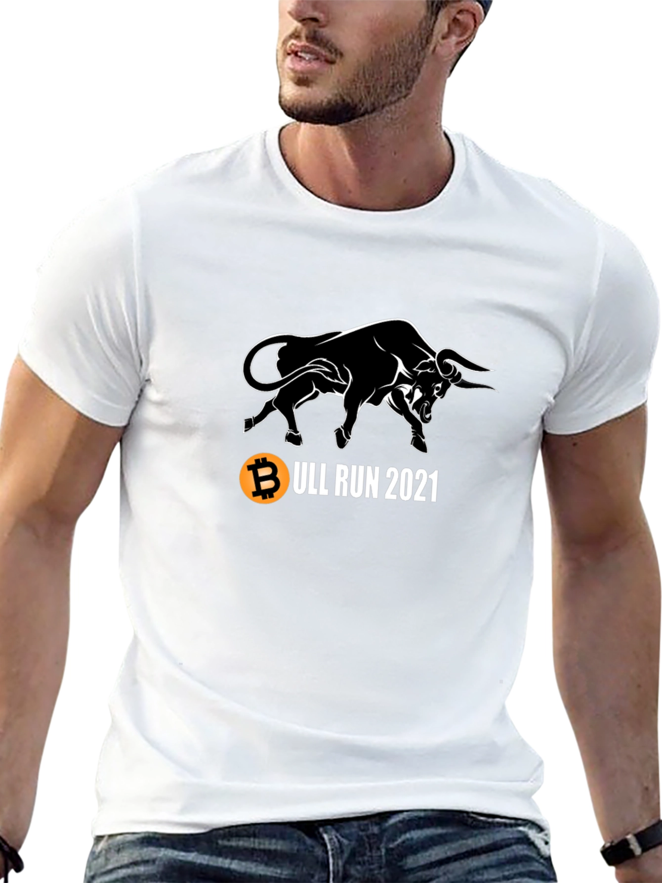 Bitcoin Bull Run 2021 Black T-Shirt