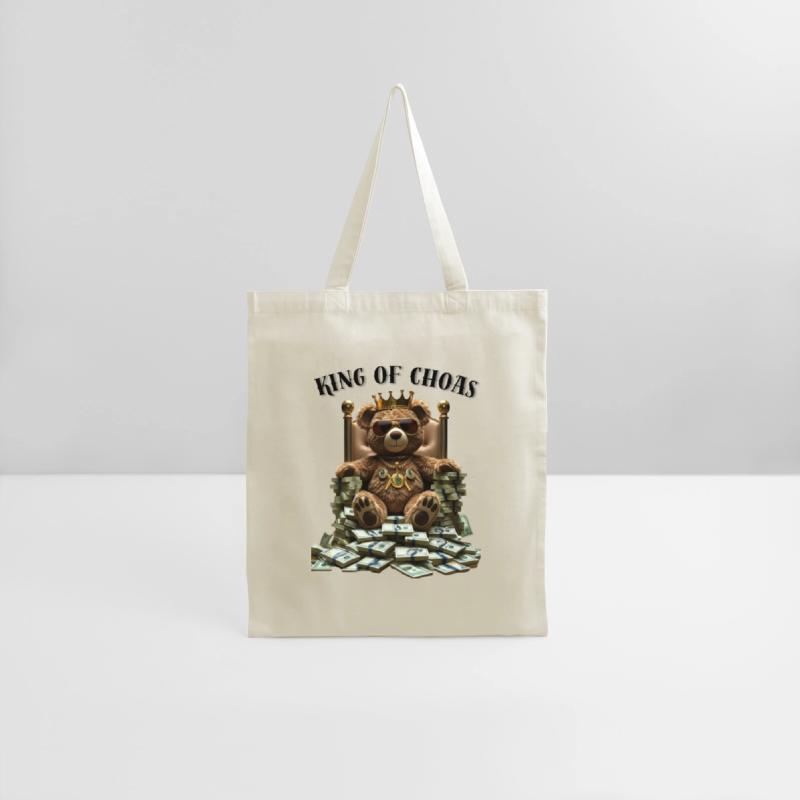 Luxurious Teddy Bear with Crown and Cash