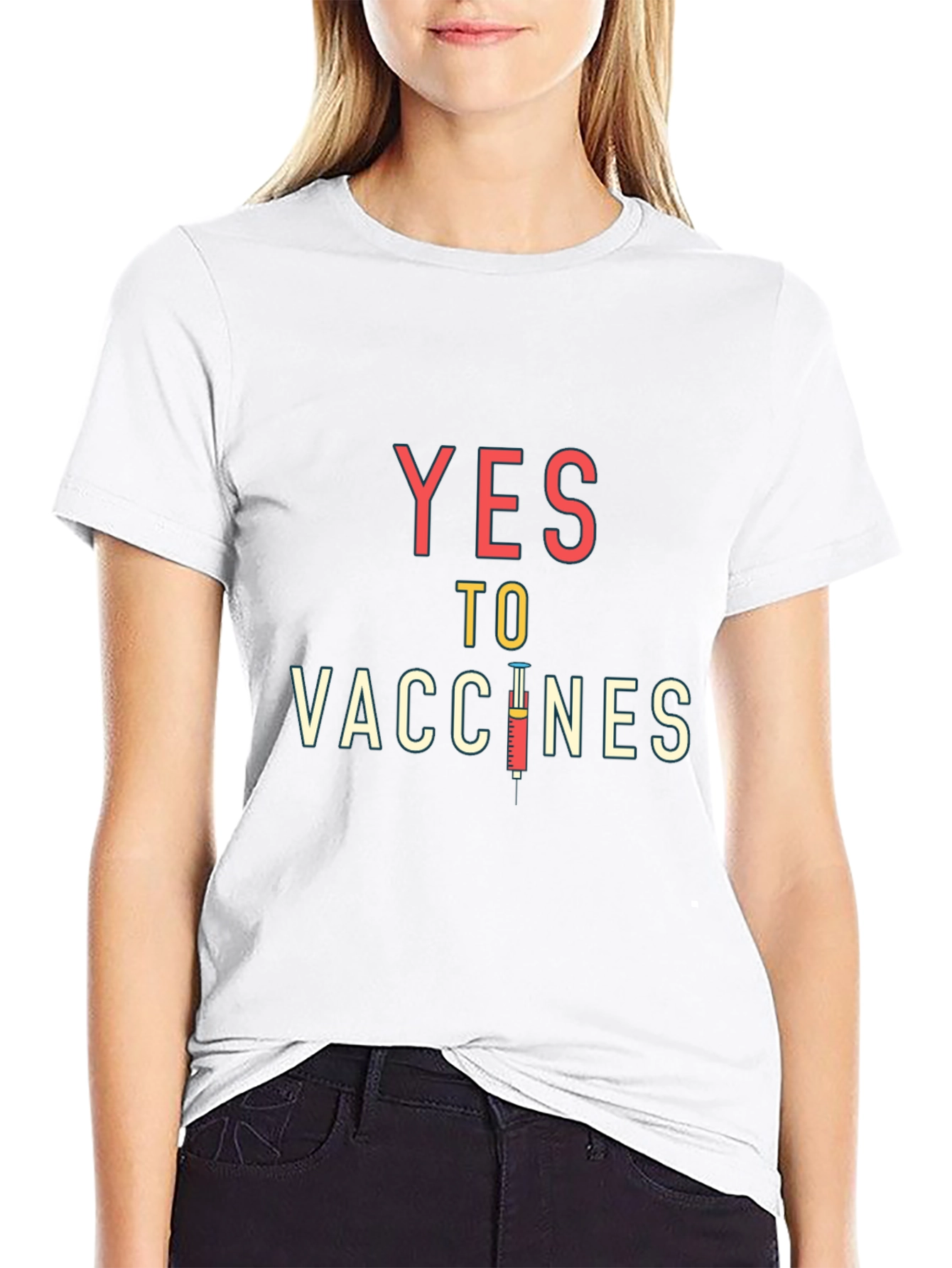 Yes To Vaccines T-Shirt: Pro-Vaccination Support
