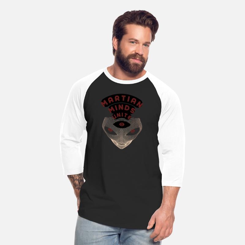 Martian Minds Unite Sci-Fi Alien Third Eye Shirt