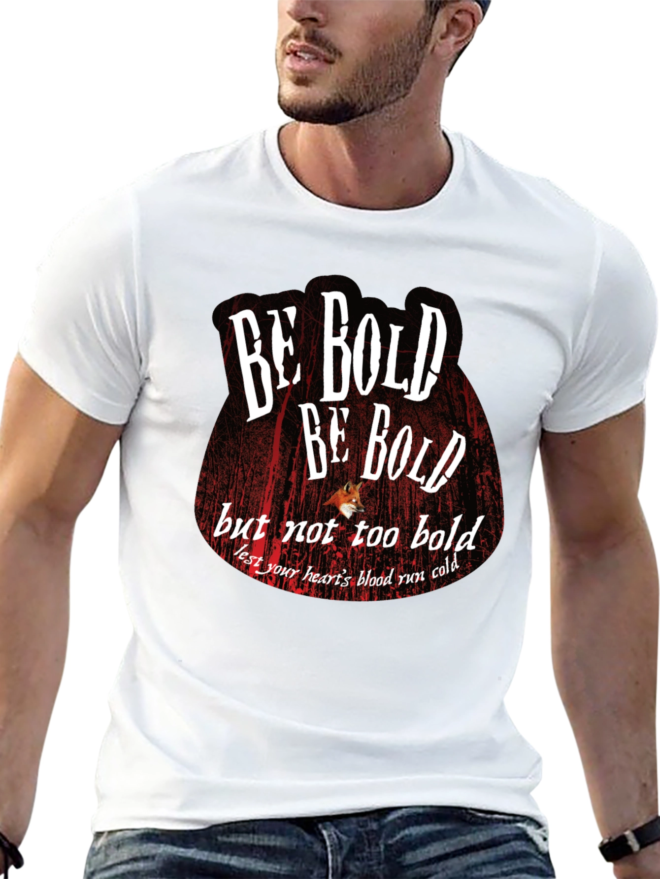 Be Bold Graphic Tee - Soft Cotton Classic Fit