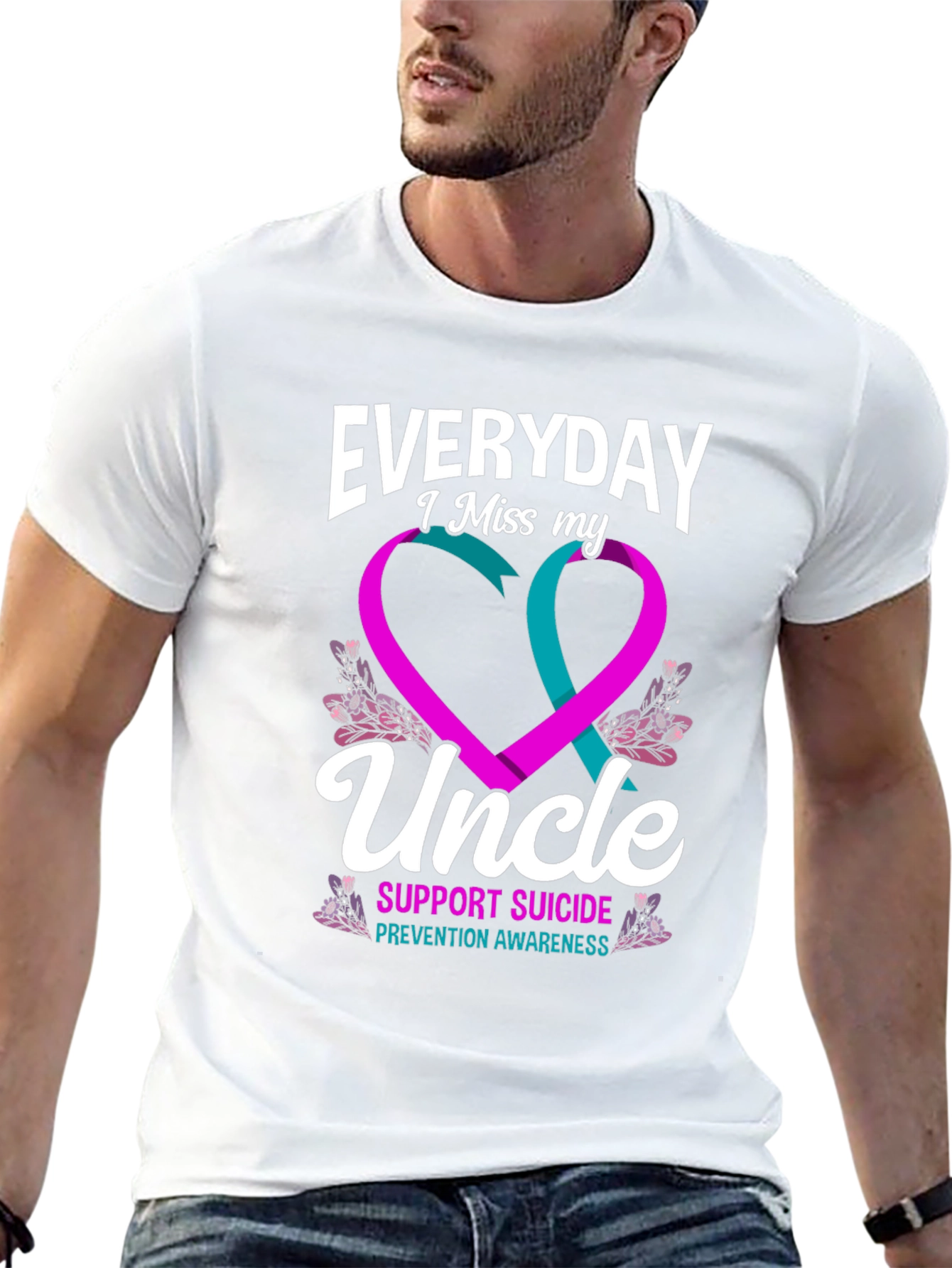 Everyday I Miss My Uncle Suicide Prevention T-Shirt