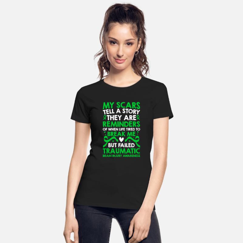 My Scars Traumatic Brain Injury Awareness TBI Gree