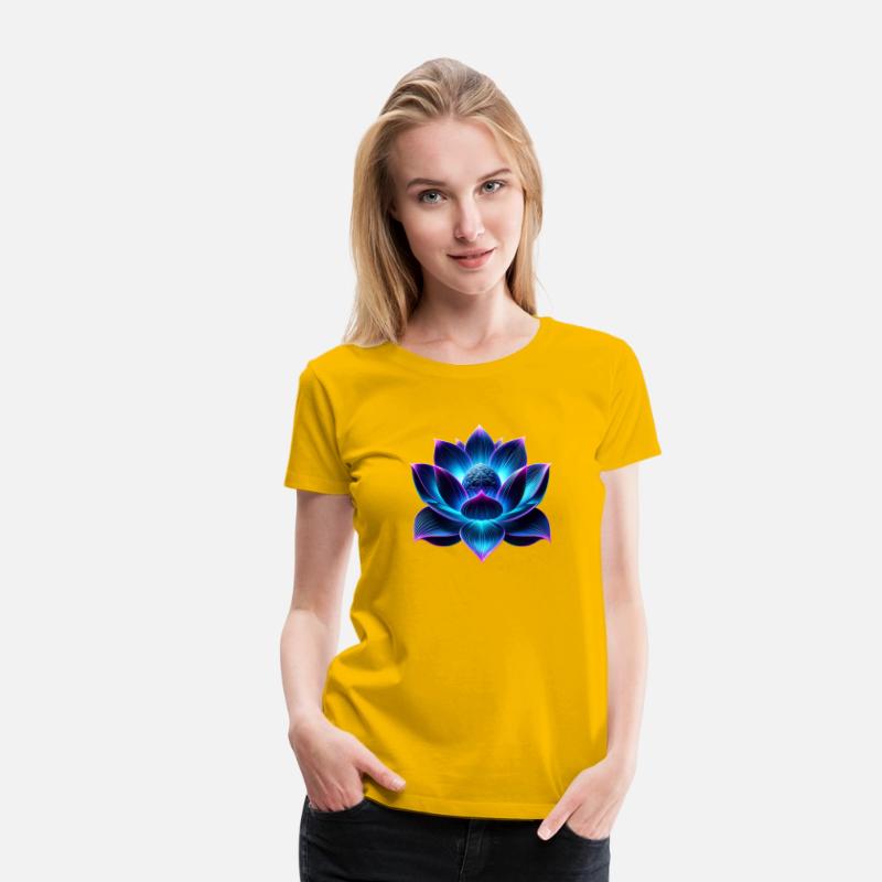 Neon Lotus Flower