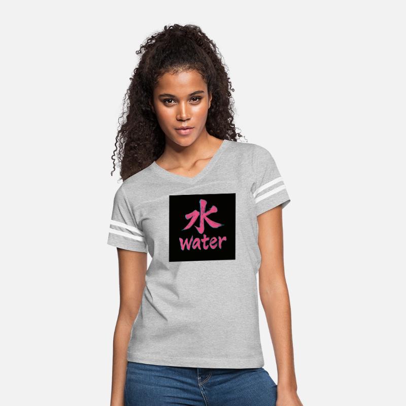 Neon Water Kanji Design