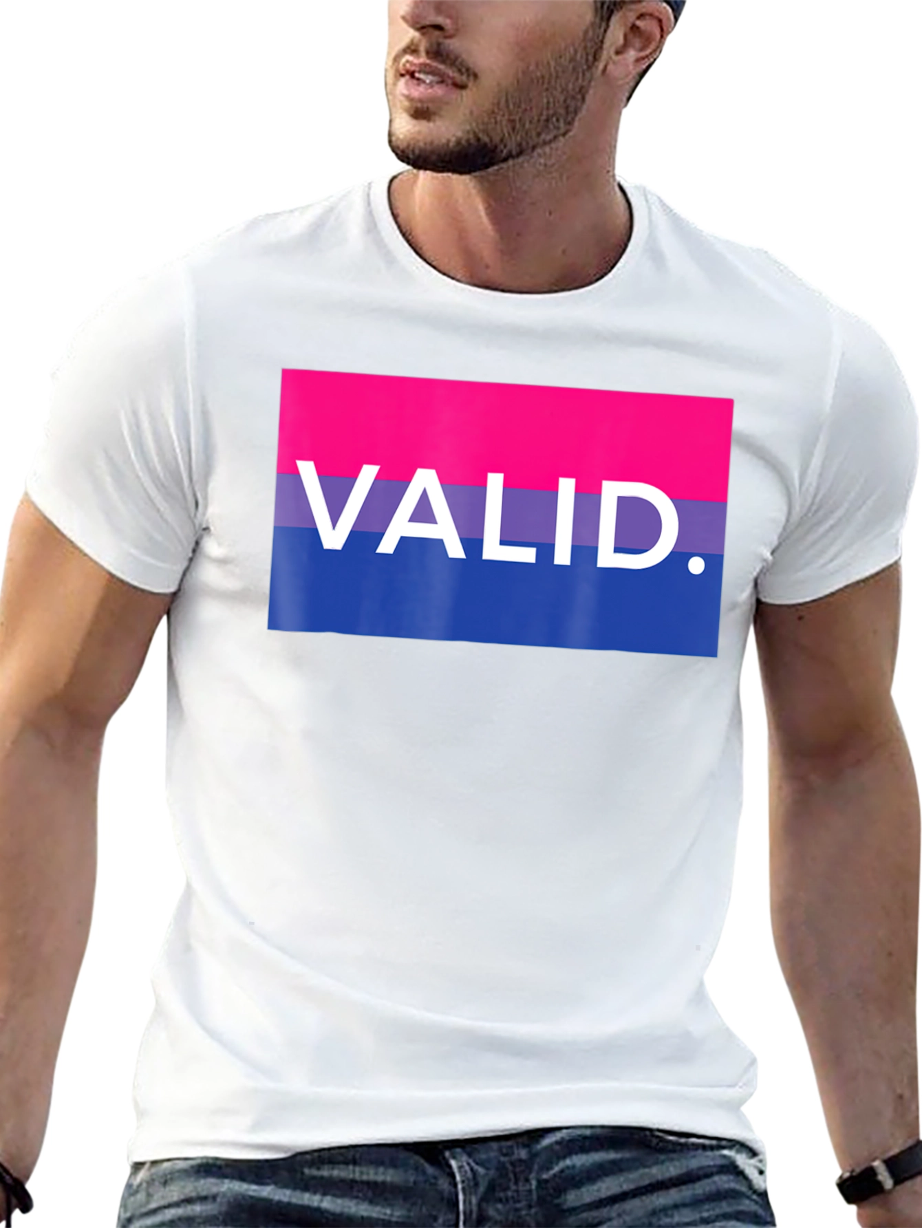 Bisexual Pride Valid T-Shirt LGBTQ Support