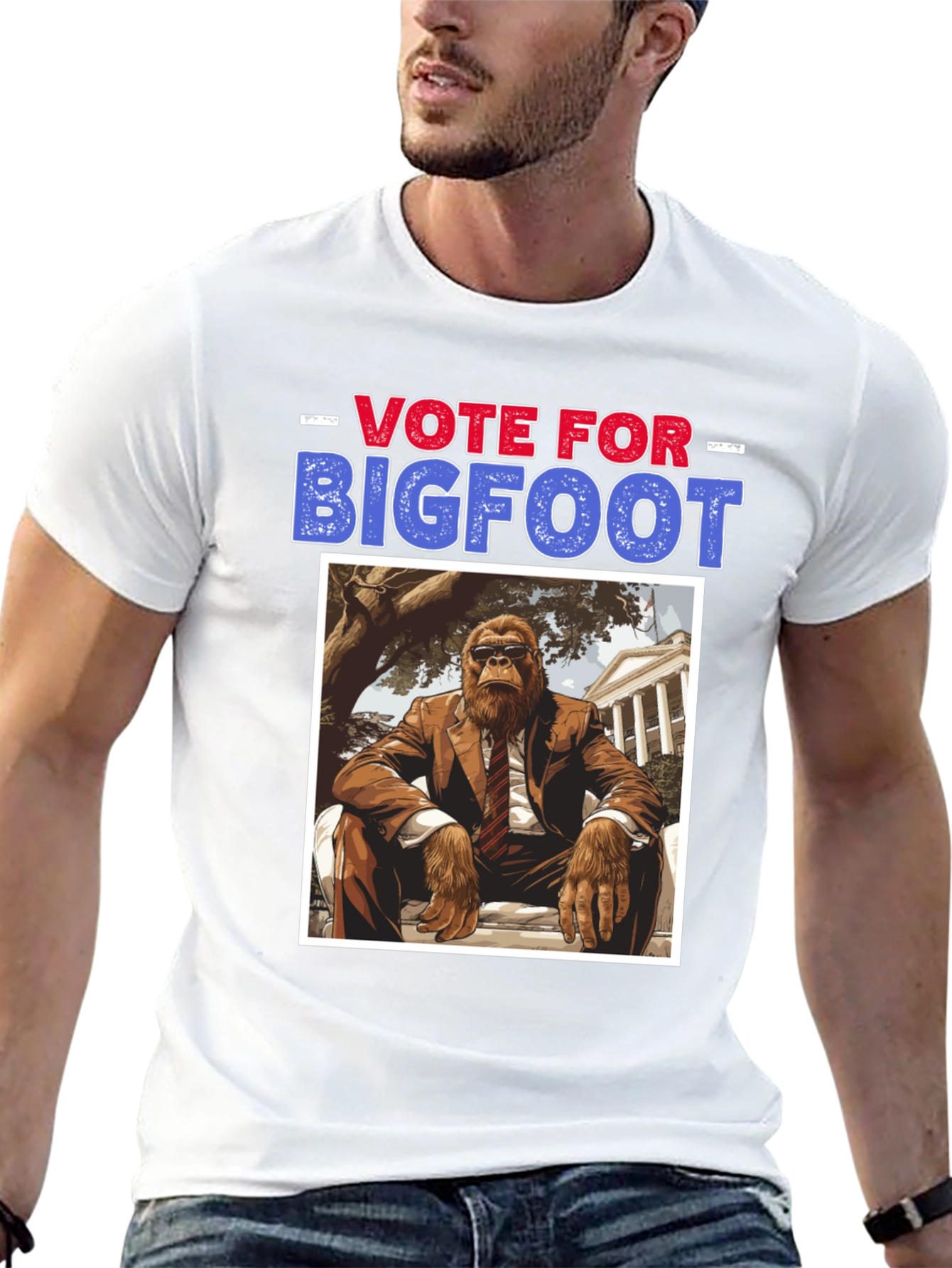Vote for Bigfoot Graphic Tee