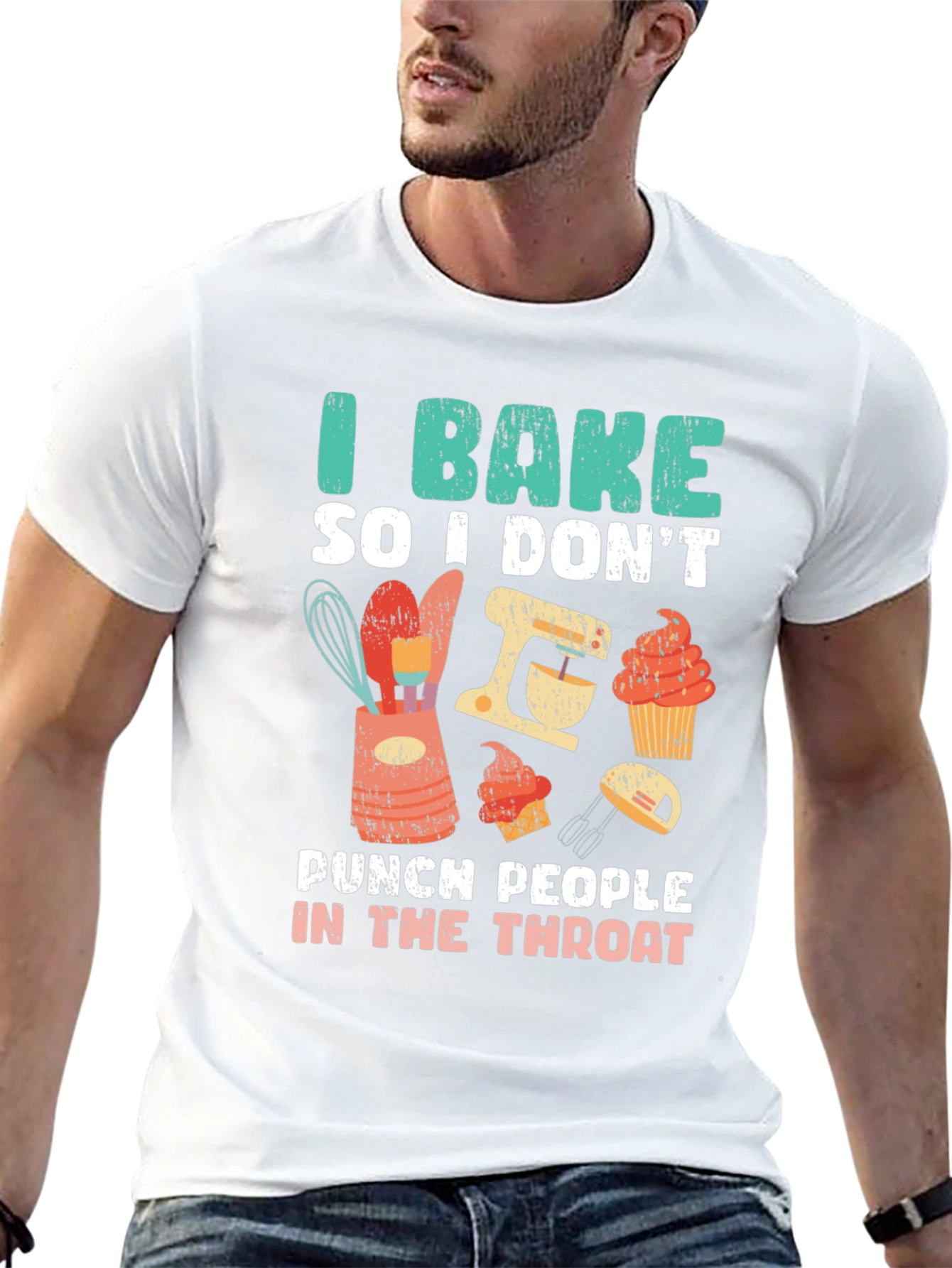 I Bake Funny Baking T-Shirt