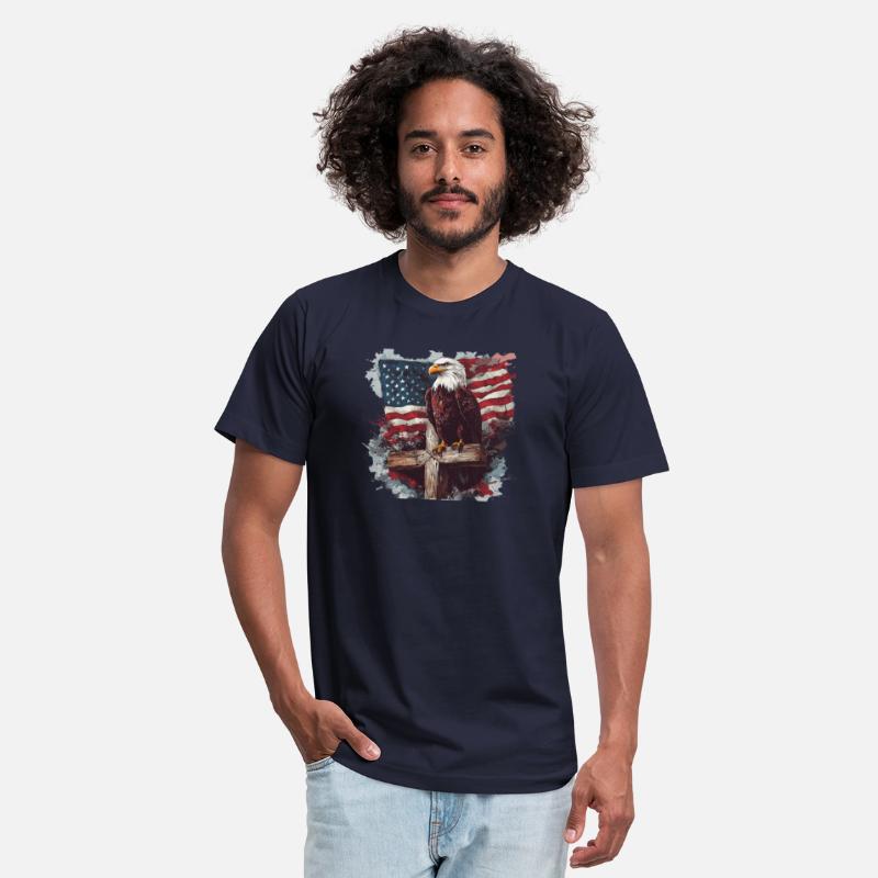 Patriotic Eagle USA Flag 4th of July