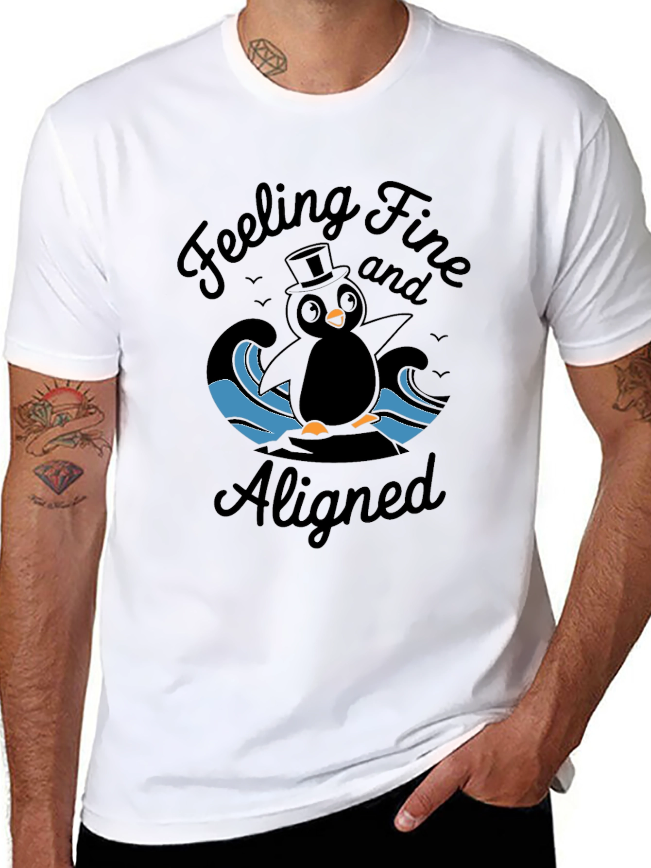 Feeling Fine Aligned T-Shirt