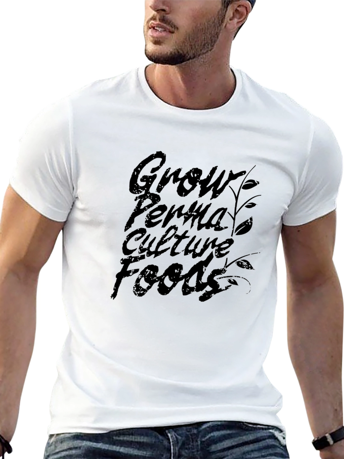 Grow Permaculture Foods Black T-Shirt