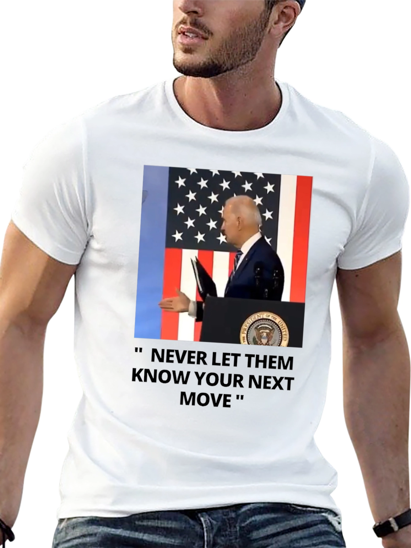 Biden Never Let Them Know Graphic Tee