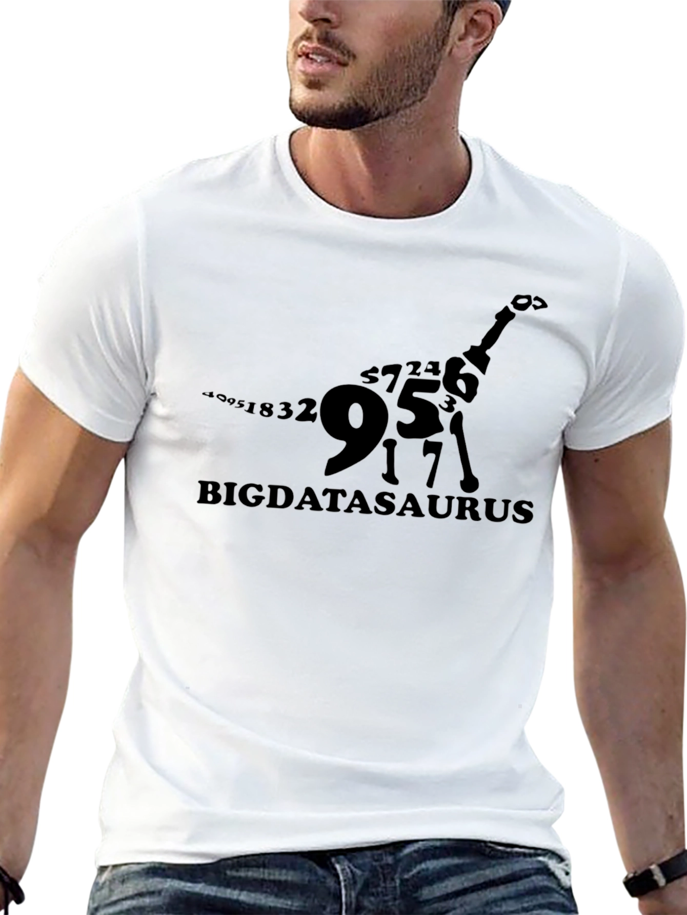 Bigdatasaurus Graphic T-Shirt - Data Science Apparel