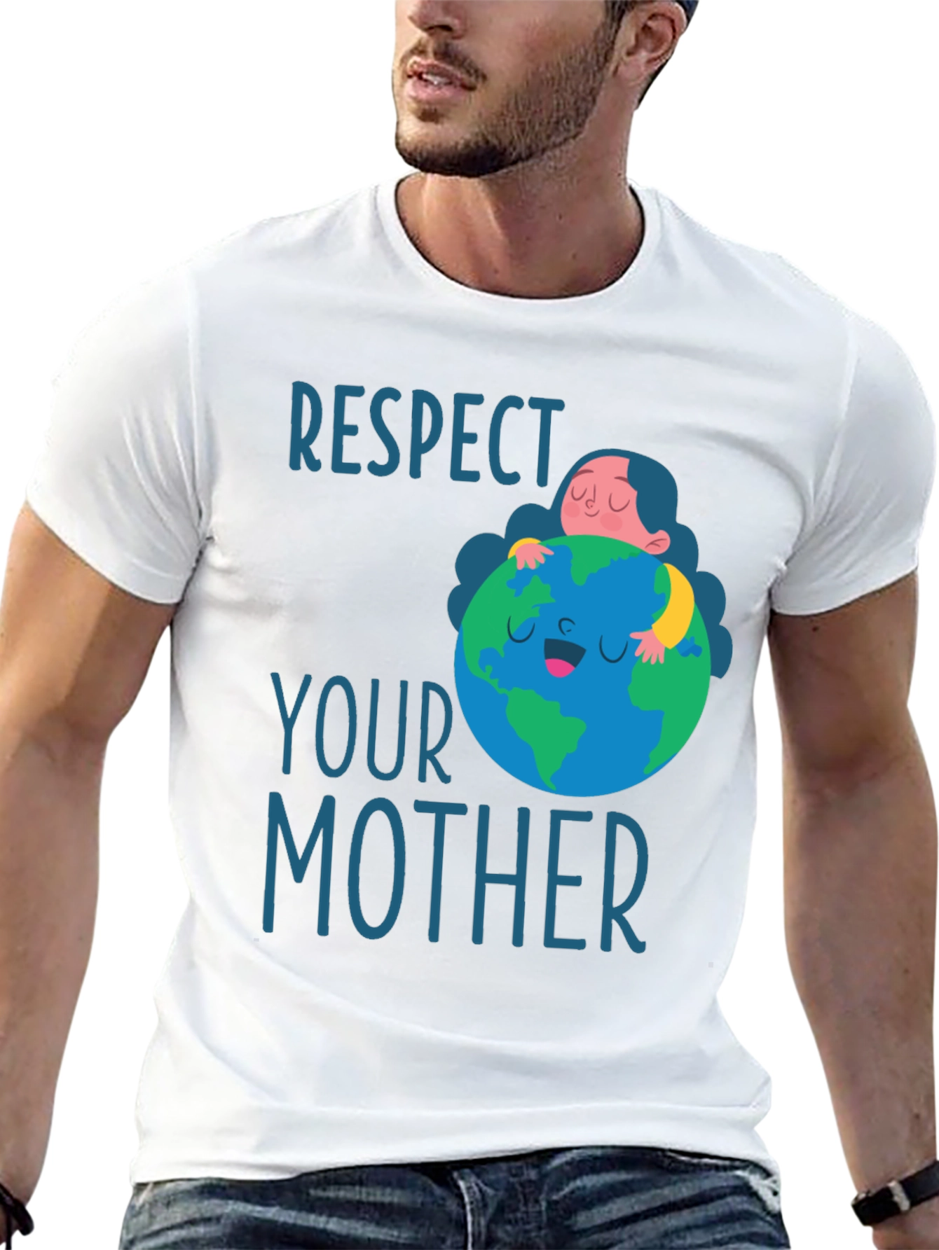 Respect Your Mother Earth Day Graphic T-Shirt