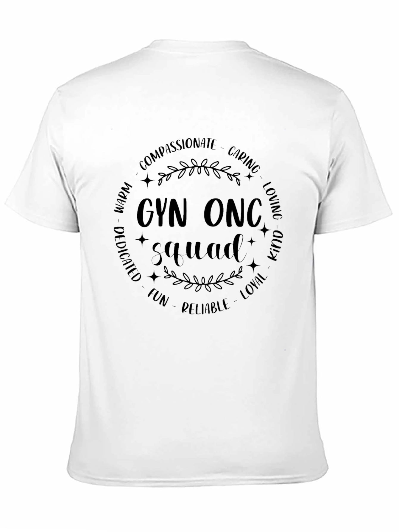 GYN ONC Squad Graphic T-Shirt - Black