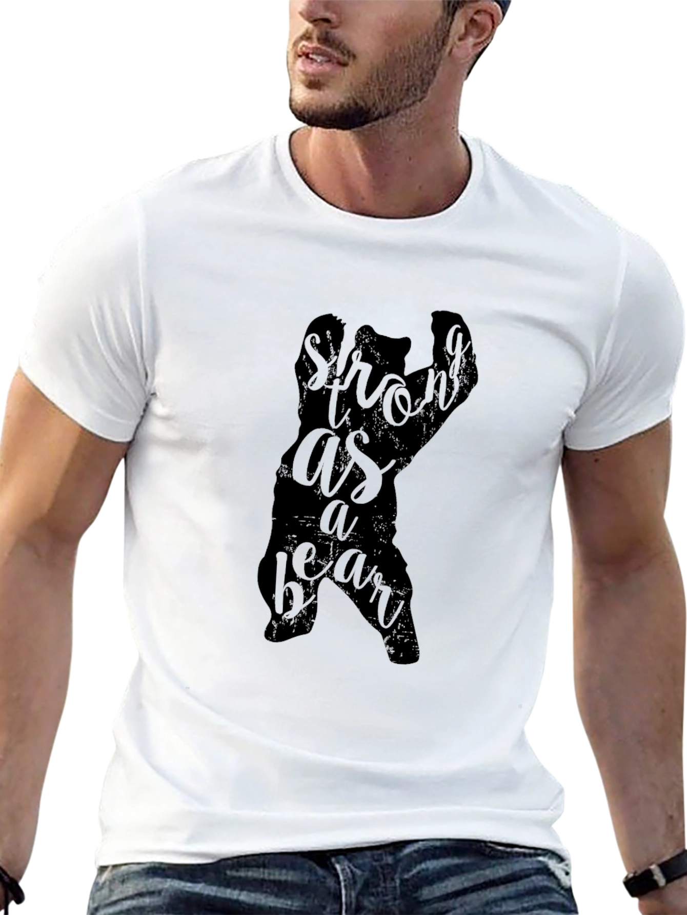 Strong as a Bear Graphic Tee
