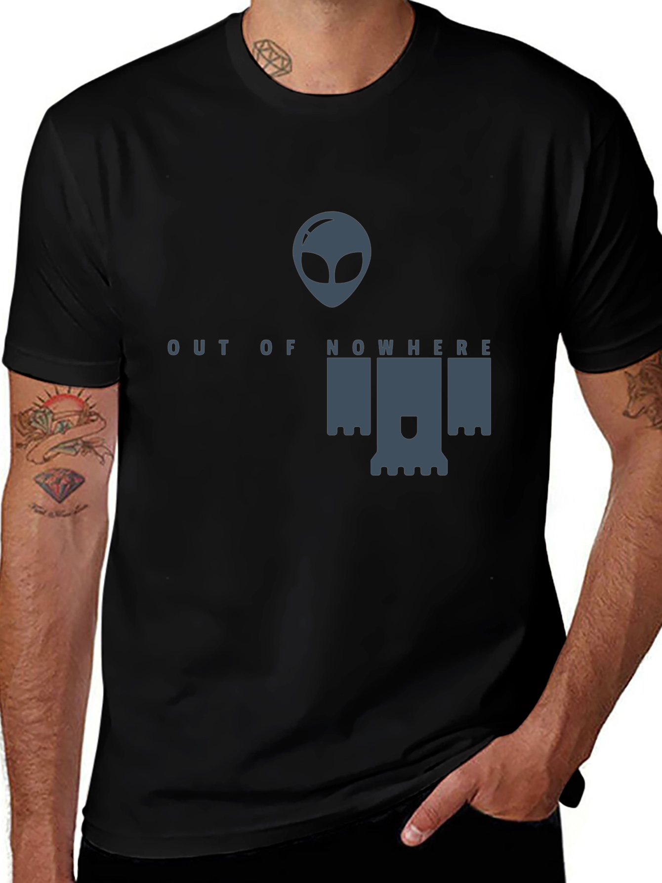 Out of Nowhere Alien Graphic T-Shirt