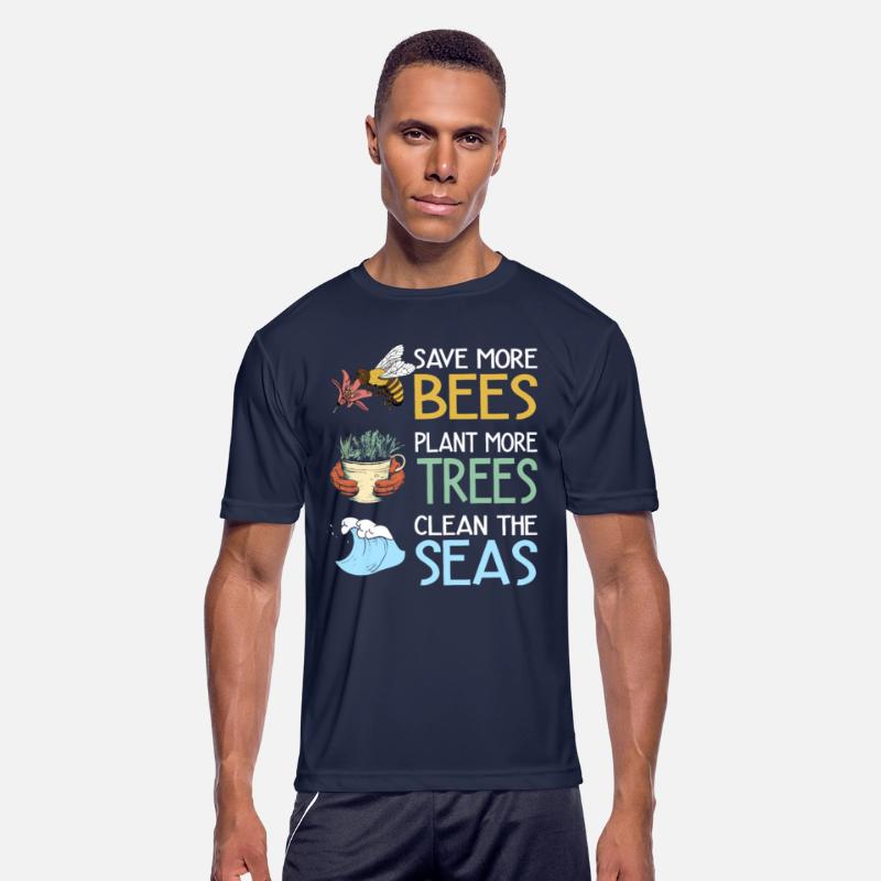 Save More Bees Plant More Trees Clean The Seas