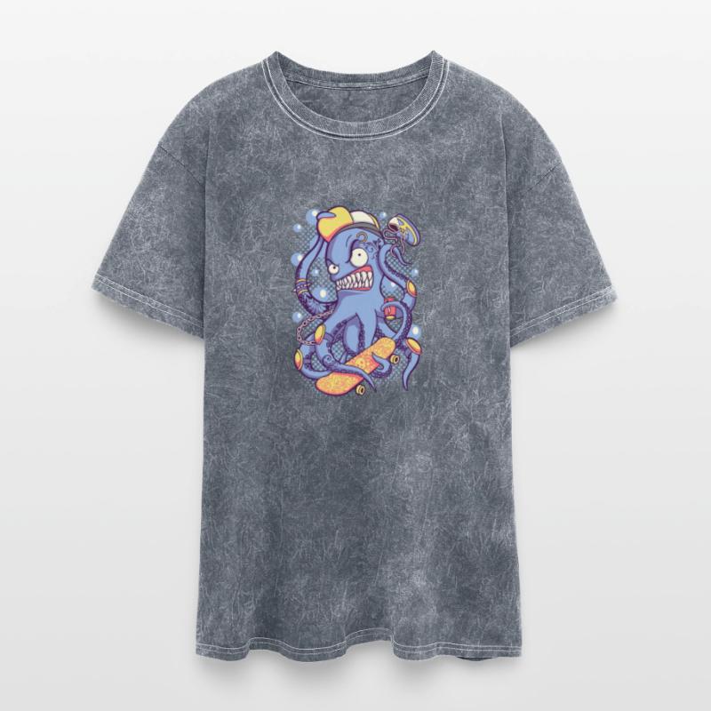 skater evil octopus monster fangs