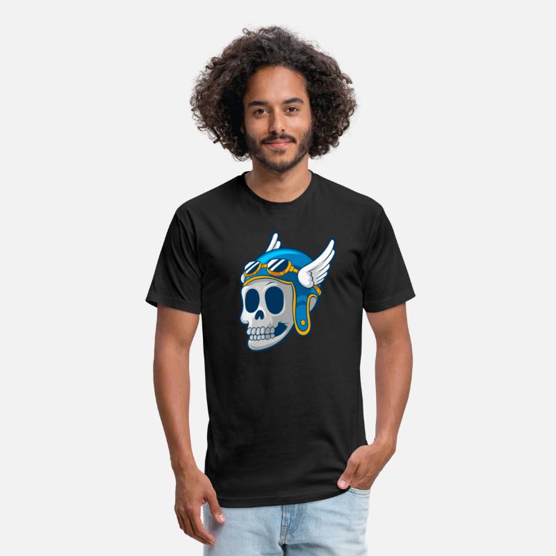 Skull with winged Helmet