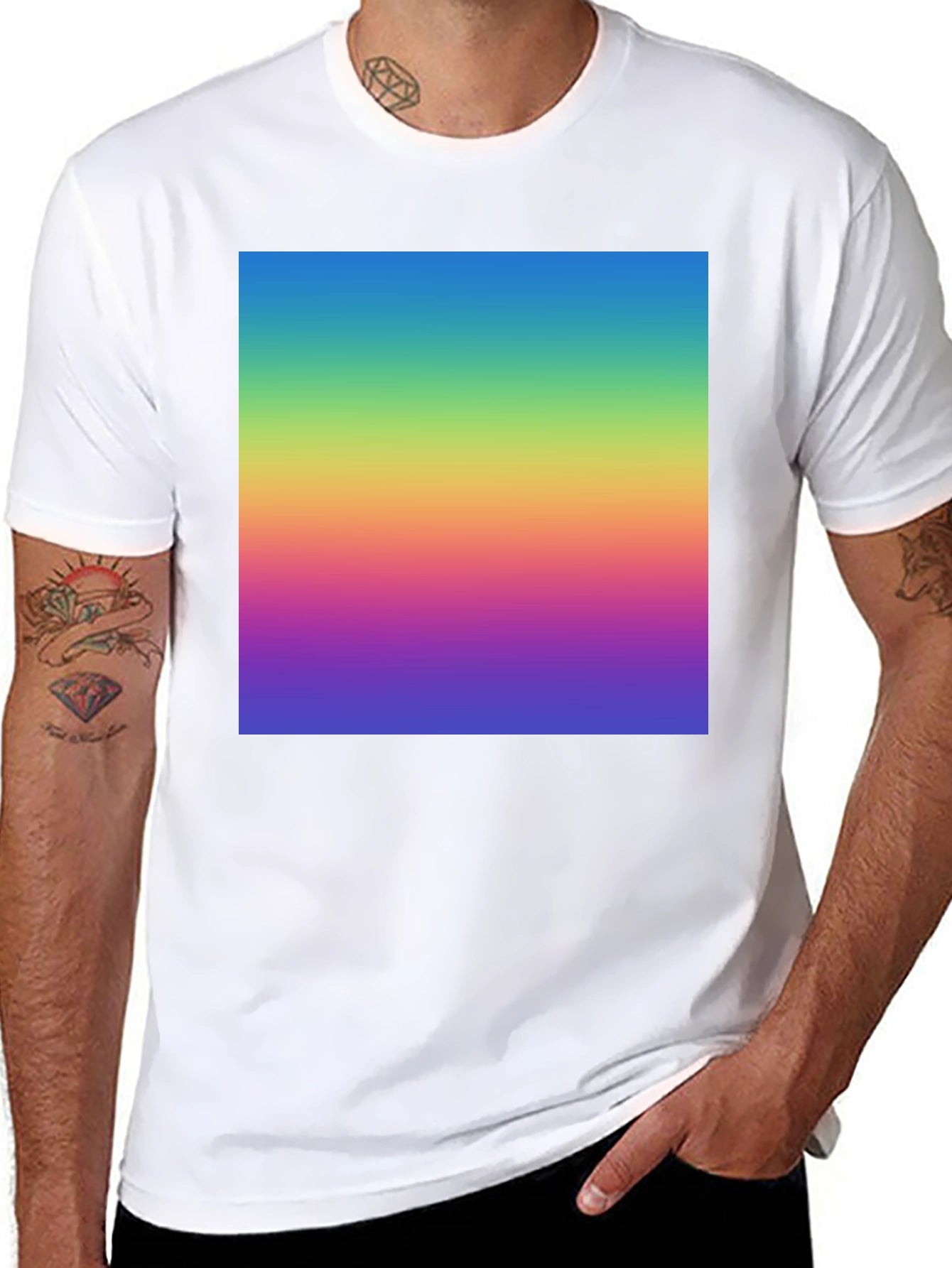 Rainbow Gradient Tee